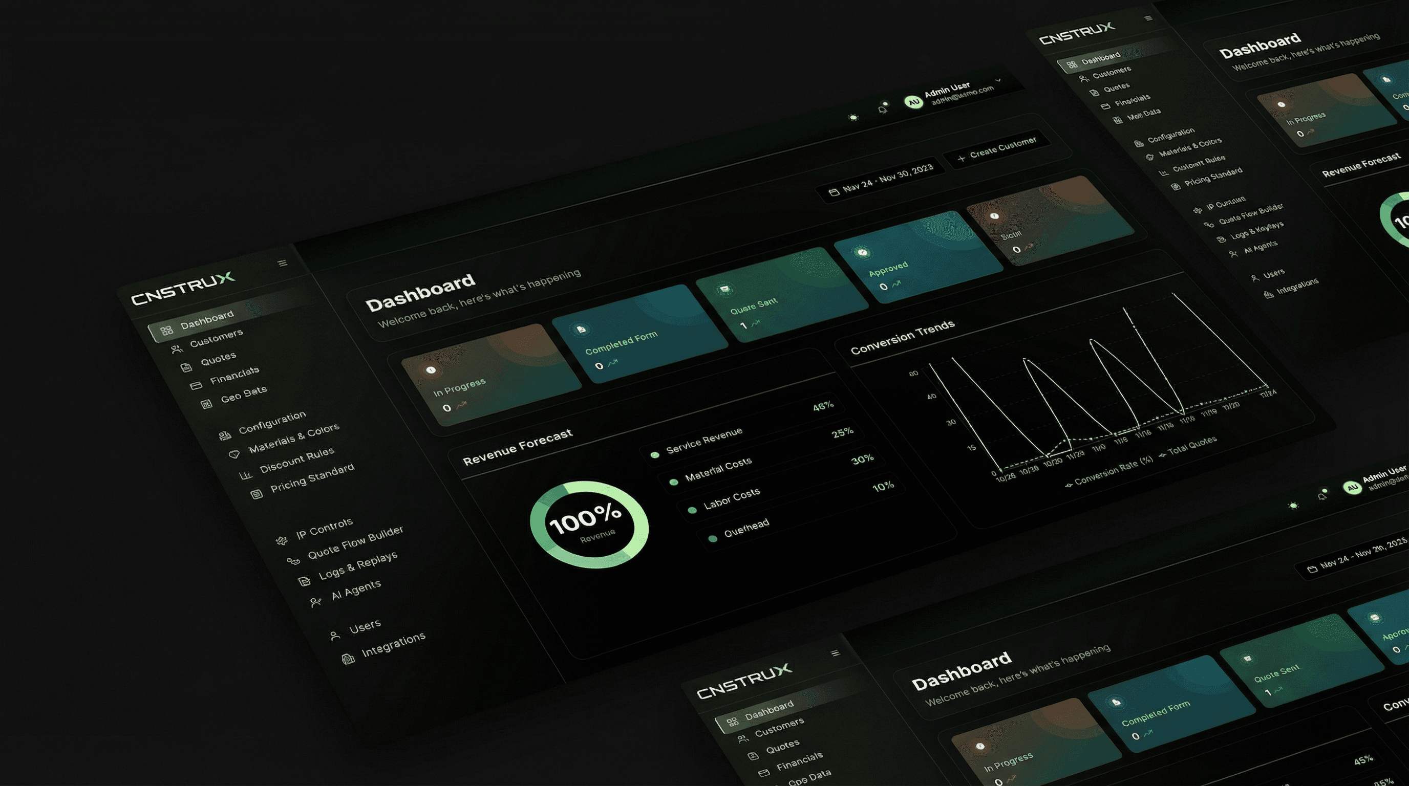 Cnstrux Platform Dashboard